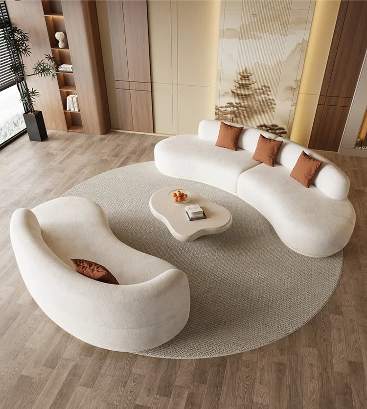 Cream Wind Aesthetics Sofas Lounge Luxury Gaming Lazy Nordic Modern Sofas Romantic Comfortable Adult Divano Balcony Furniture