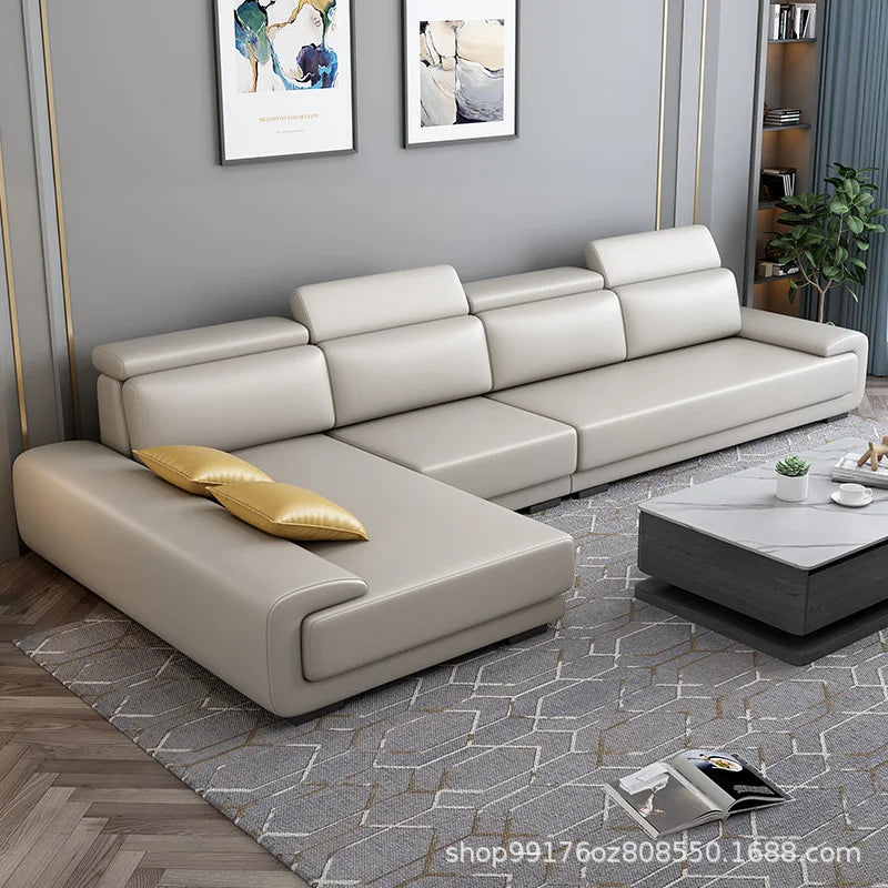 Sofa living room modern light luxury simple technology cloth sofa small apartment combination furniture latex