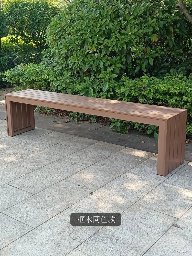 Table et chaise d'extérieur en bois et plastique, balcon de Style nordique pour cour de loisirs