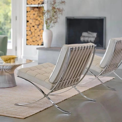 Barcelona Single Sofa Designer Lazy Sofa High-end Italian Living Room Sofa Chair Nordic Light Luxury Leisure Chair