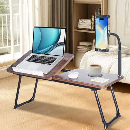 Adjustable Foldable Laptop Desk Portable Ergonomic Stand for Bed Sofa Notebook