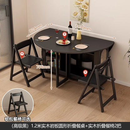 Waterproof Chair Dining Table Breakfast Modern Chair Side Dining Table Space Savers Round Set Sala Da Pranzo Home Furnitures