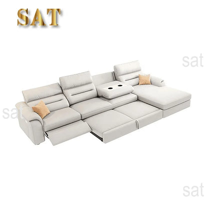 *-/2025  Italian Modern Luxury Leather Recliner Sofa Electric Reclining Sofa Living Room Furniture