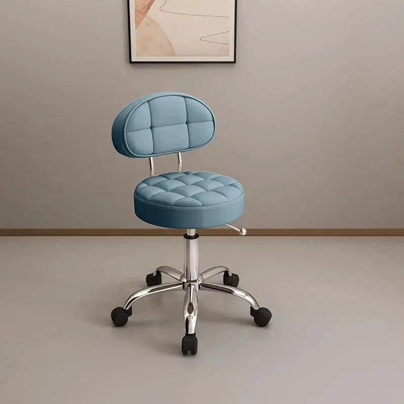 Adjustable Nail, Makeup, Hairdressing Shop, Student Stool, Beauty Salon Special Stool, Roller Bar Chair