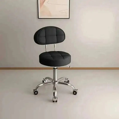 Big work stool hair cutting chair rotating lifting round stool pulley hair salon special beauty stool