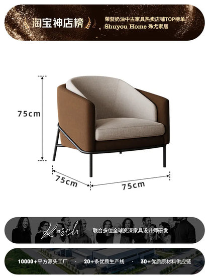 Canapés de luxe pour bureau et salon, fauteuil pour petite maison, canapé d'extérieur minimaliste, divano individuel pour petite maison, mobilier tendance