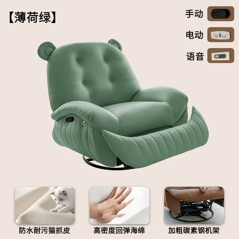 Electric single sofa, home living room leisure recliner