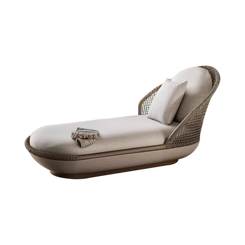Cross-border hotel outdoor lounge chair beach chair sales department courtyard garden designer landscape sofa bed outdoor