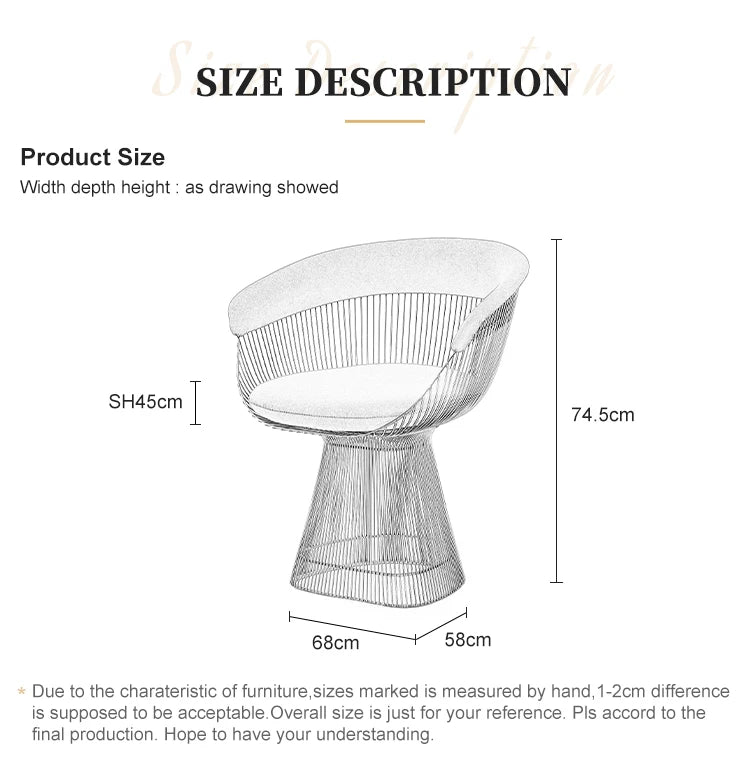Modern Home Metal Gold Frame Accent Chair Luxury Fabric Velvet Stainless Steel Living Room Lounge Chairs