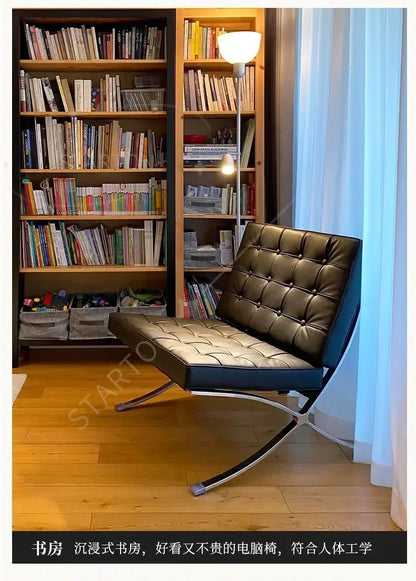 Stylish Barcelona Single, Sofa Chair For, High End Living Room, Italian Designer Lazy, Coffee Sofa Cozy