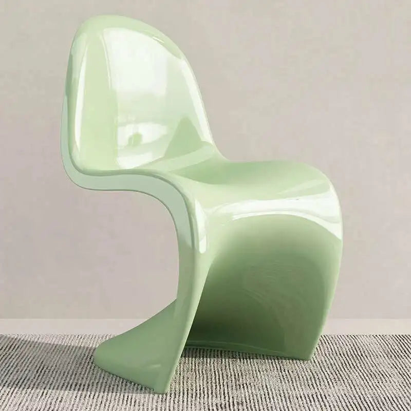 Nordic Plastic Dining Chairs Transparent Lazy Designer Ergonomic Dining Chairs Accent Desk Minimalist Muebles Acrylic Furniture