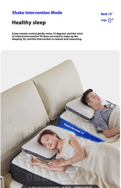 Soft Luxury Modern Double Bed Lift Up Electric Adults Smart Double Bed Queen Mattress Camas De Dormitorio Bedroom Furniture