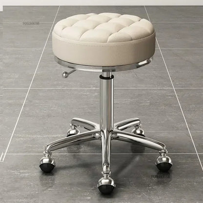 Nordic Barber Shop Barber Chairs Beauty Salon Professional Barber Chair Liftable Swivel Chair Hairdressing Chair Salon Furniture