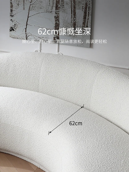 Living room Julep sofa Curved cashew sofa
