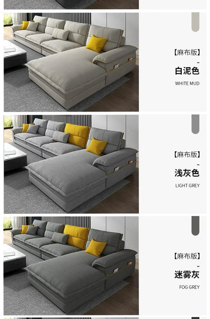 Storage Relax Puff Sofa Sectional Simple Double Nordic Daybed Puffs Sofa Set Lazzy Cushion Salon Meuble Home Furniture