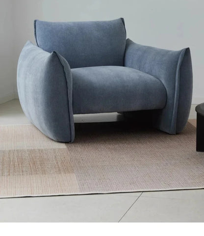 hh Fabric single sofa living room modern simple new small apartment lazy leisure sofa chair