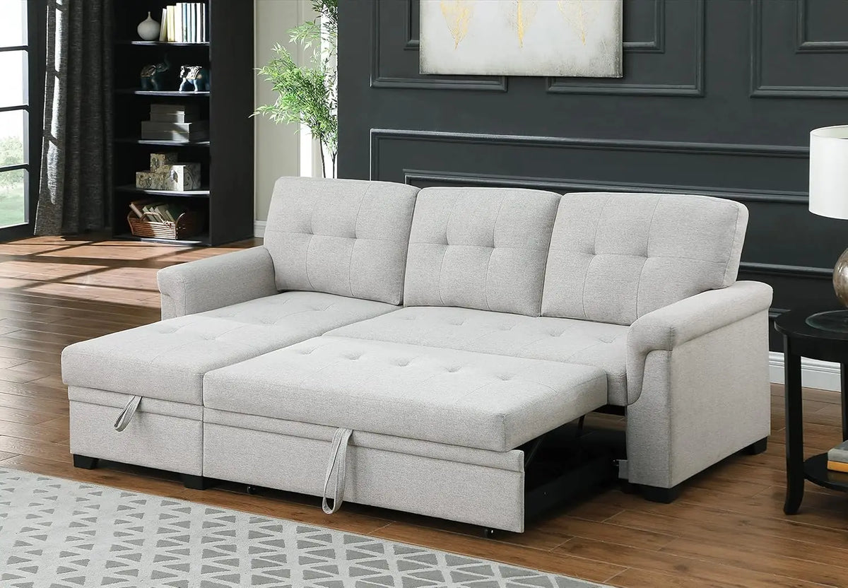 Full Size  - Pull Out Sofa Bed Futon Living Room Lounge Folding Out Sofa Bed