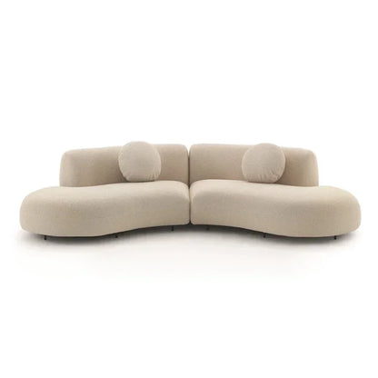 Reception Living Room Sofas White Curve Unique Designer Living Room Sofa Lazy Ergonomic Canape Salon Furniture