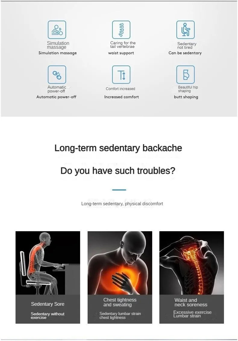 Coccyx Memory Foam Chair Orthopedic Pillow Office Seat Pad Hemorrhoid Treat Car Seat Big Cushion Relief Pain Tailbone Pillow