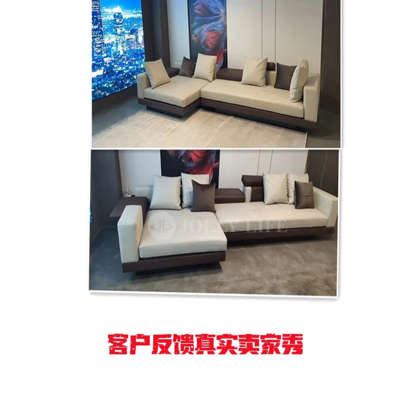 Designer Luxury Living Room Sofas Italian Minimalist Comfortable Reclining Sofa Relaxing Corner Woonkamer Banken Furnitures