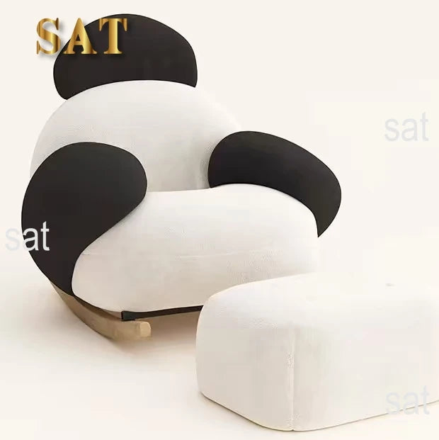 Single Recliner Rocking Chair Living Room Furniture Arm Chaise Leisure Lounge Chair Living Room Modern Leisure Sofa Chairs