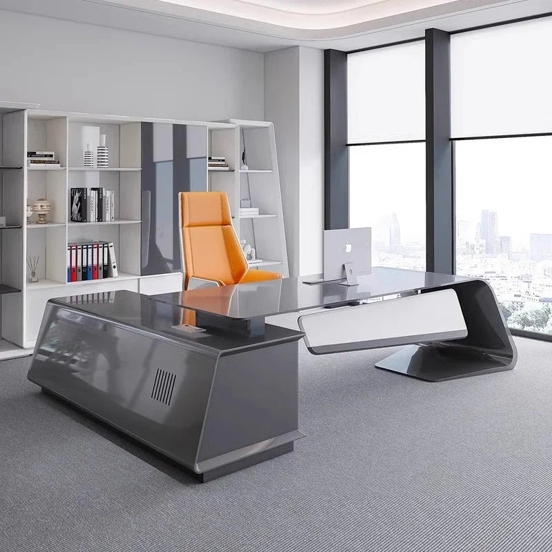 Modern luxury 200 240 280 cm paint boss desk Motion Computer desk office table computer desks Office Furniture gaming tables