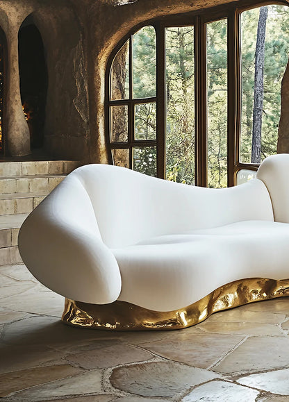 Postmodern art sofa, villa large flat floor furniture high luxury