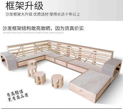Living Room Minimalist Sofa Sectional Luxury Modern Home Sofa Lazy Comfortable Canape Salon De Luxe Furniture Accessories