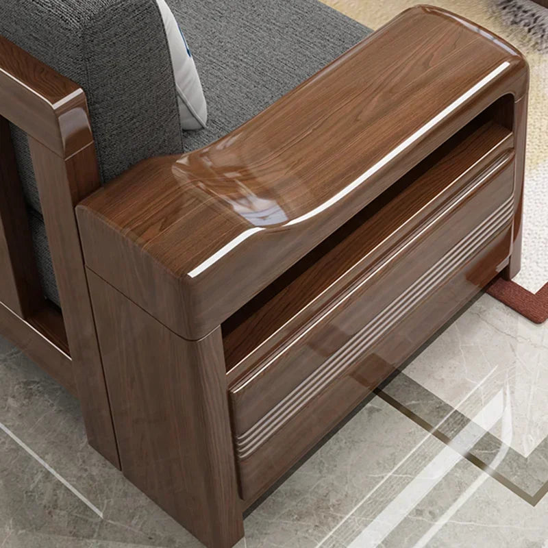 -Living Room Sofas Wood Adults Reading Handrail Family Couchs Theater Luxury Banquet Canape Salon Furnitures