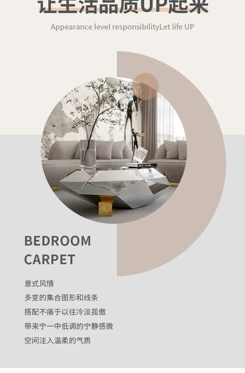 Modern Luxury Coffee Table Nordic Small Designer Books Industrial Coffee Table Clear Simple Cheap Metal Meubles Home Furniture