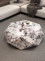 Y Minimalist Luxury Stone Rock Plate Diamond Modern Minimalist High Sense Small Apartment Shaped Coffee Table Living Room Home