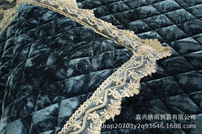 New Model European-style Thick Diamond Velvet Sofa Cover Four Season Universal Anti Slip And Dustproof Solid Color Sofa Cushion