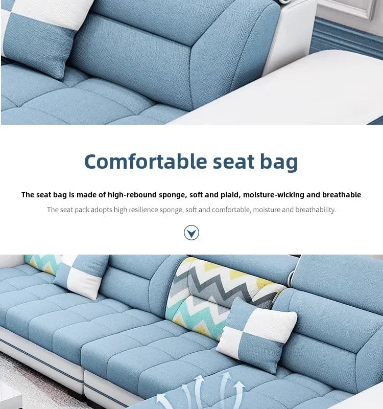 Velvet Nordic Style Sofas Foam Sponge Organizer Modern Adults Living Room Sofa Canape Chaise Divani Soggiorno Home Furniture