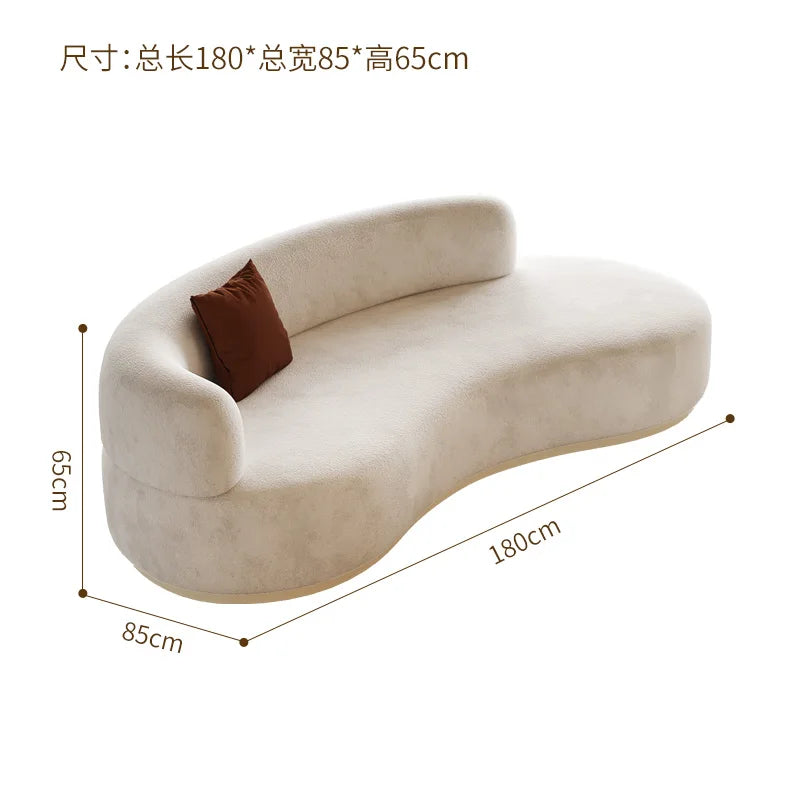 Cream Wind Aesthetics Sofas Lounge Luxury Gaming Lazy Nordic Modern Sofas Romantic Comfortable Adult Divano Balcony Furniture