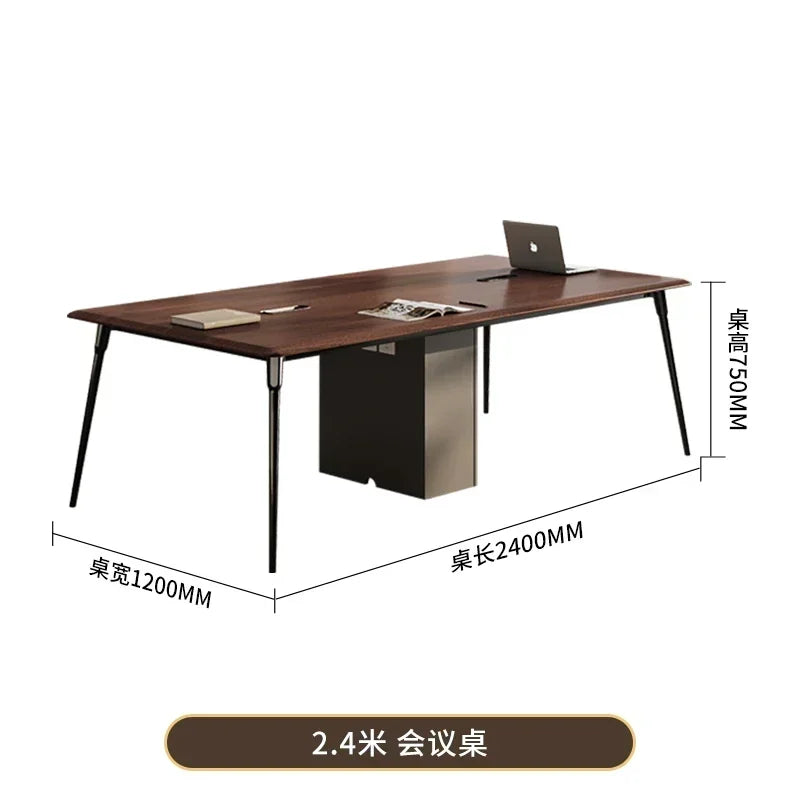 Filing Cabinet Luxury Large Computer Tables Modern Minimalist Executive Manager President Table Office Combination Furniture