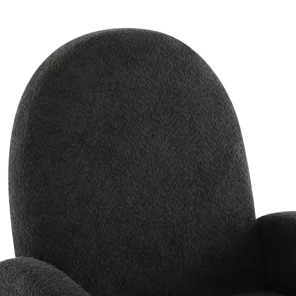 Christopher Knight Home Black Swivel Glider Recliner Chair 360 Rocker Solid Wood Base Easy Assembly