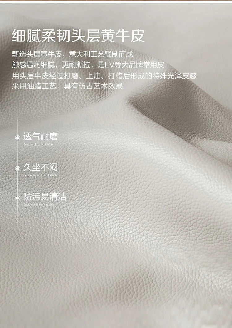 Customizable 123 combination first layer cowhide living room villa sofa