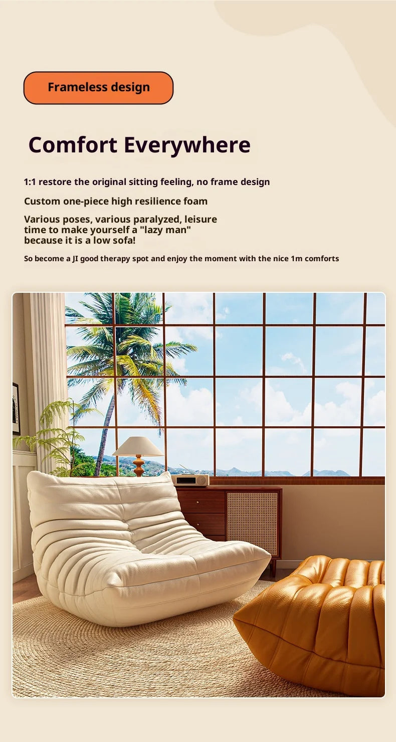 Lazy Sofa Reclining Sleeping Bedroom Small Sofa Bedside Tatami Leisure Chair Living Room Sofa
