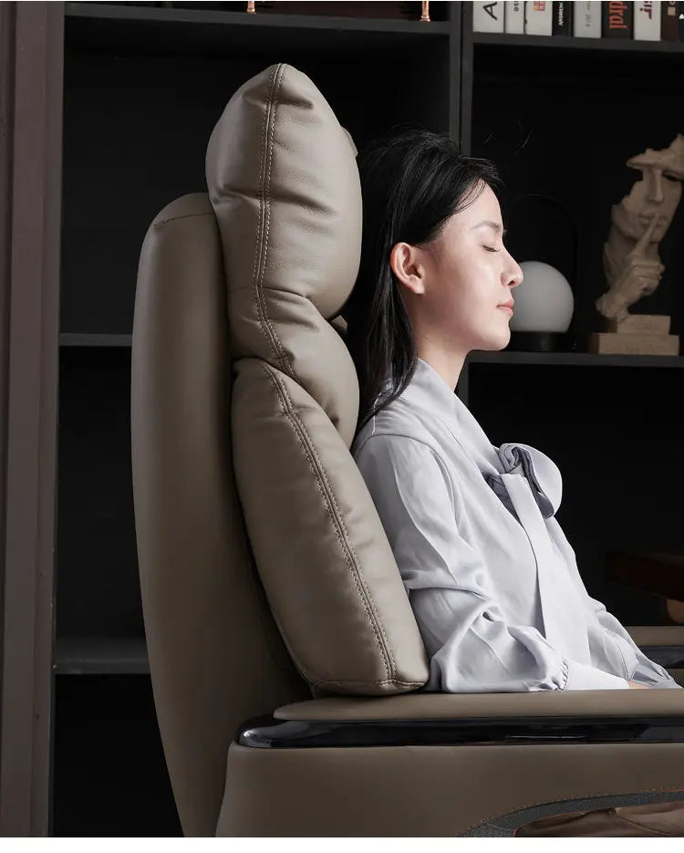 Smart Electric Executive Office Chair with Ventilation - Reclining Massage CEO Chair for Home Professional Use Furniture JT40