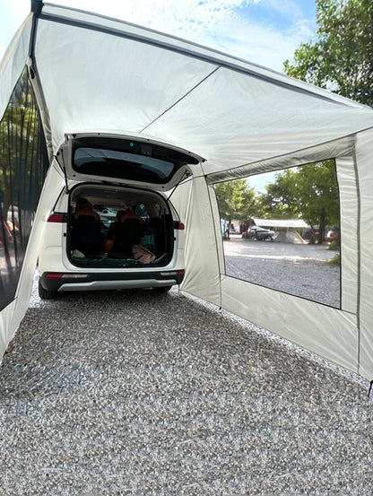 Lohascamping Car box docking tent  Portable Waterproof SUV Tail Tent 3-4 people Dome tent Sunshade Tunnel style tent,Large tent,