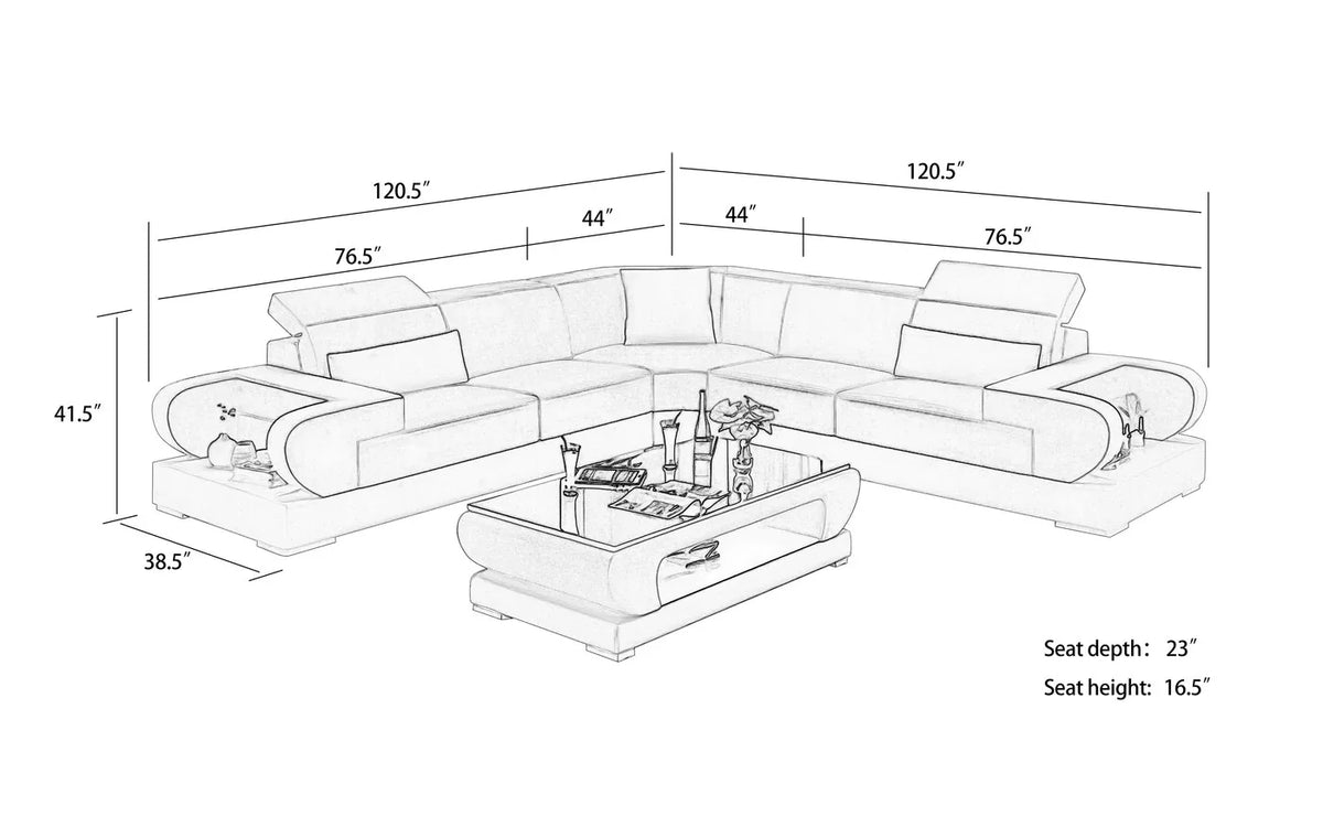 Modern simple multi-functional sofa living room comfortable sofa combination