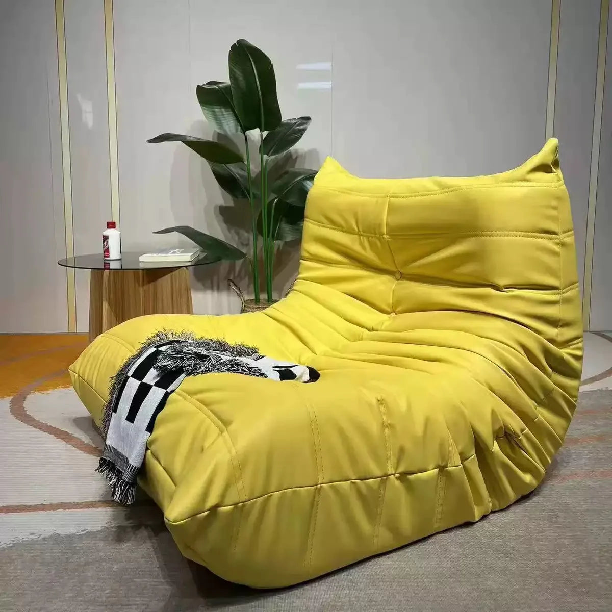 Caterpillar lazy sofa, living room, balcony, bedroom, single person leisure lounge chair, internet-famous sofa chair, leisure
