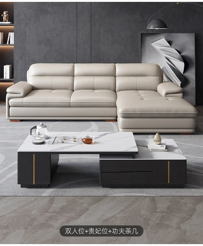 Real Minimalist Living Room Sofas Classic Sleeping Modern Lounge Sofa Leather Luxury Soft Couch Wohnzimmer Furniture For Home