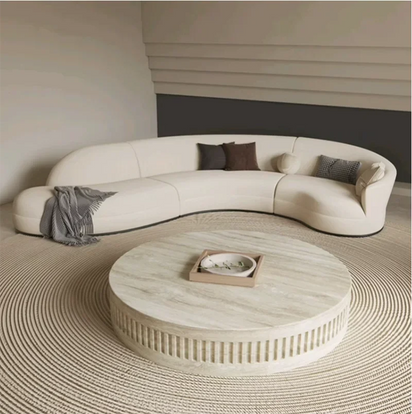 Y48 Nordic living room curved designer sofa hotel lobby multi-person combination sofa