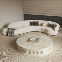 Y48 Nordic living room curved designer sofa hotel lobby multi-person combination sofa