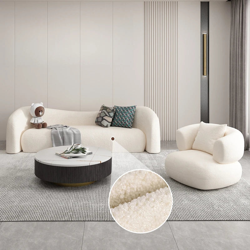 Lounge Floor Living Room Sofas Modern Recliner Children Minimalist Sofas Relaxing Hallway Conference Wood Divano Furniture