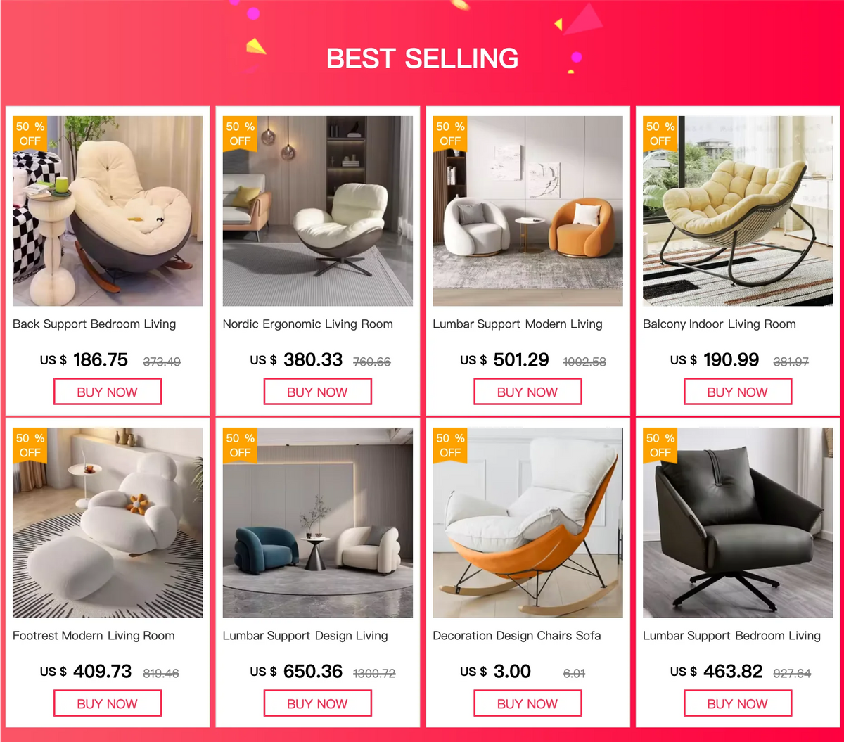 Thickened Penguin Rocking Chair Balcony Sofa Home Bedroom Leisure Chair Wide