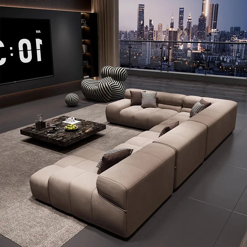 Curved Designer Living Room Sofas Mid Century Floor Recliner Corner Living Room Sofas Hallway Office Muebles Office Furniture