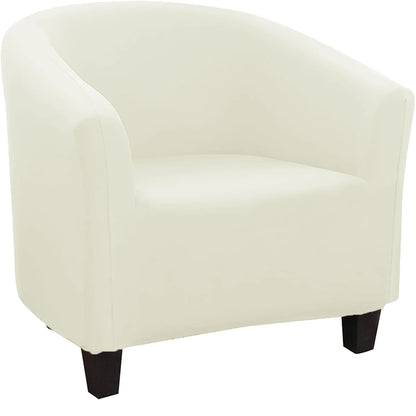 Stretch Club Chair Slipcover Spandex Barrel Chair Covers Printed Tub Living Room Armchair Covers Furniture Protector Sofa Cover