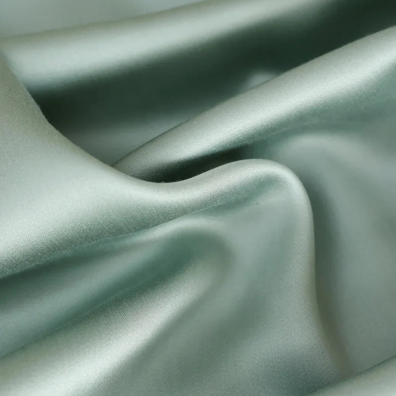 100% Silk 3pcs Bedding Set Natural Mulberry Silk Duvet Cover Set with 2pcs Pillowcase Solid Color Quilt Cover Pillow Case Luxury